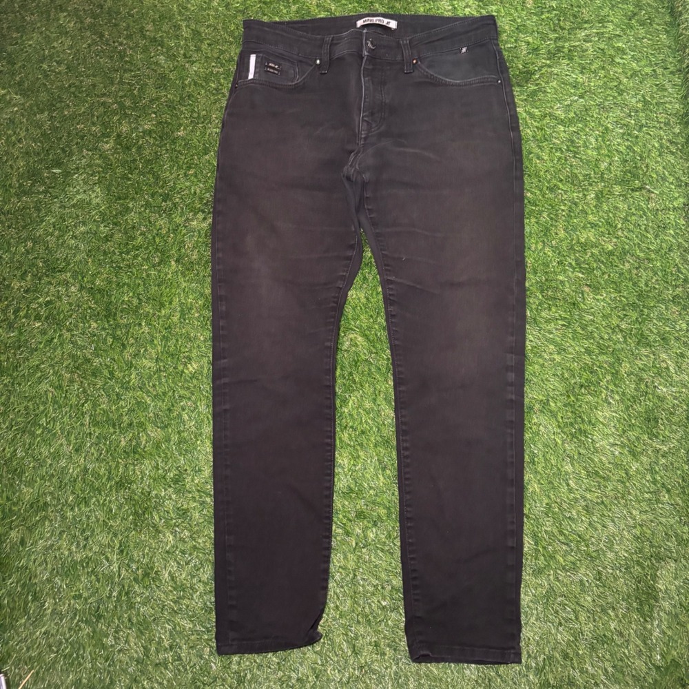 Mavi Pro M James Skinny Jeans Mens 32x30 Black Denim Pants M042431036
